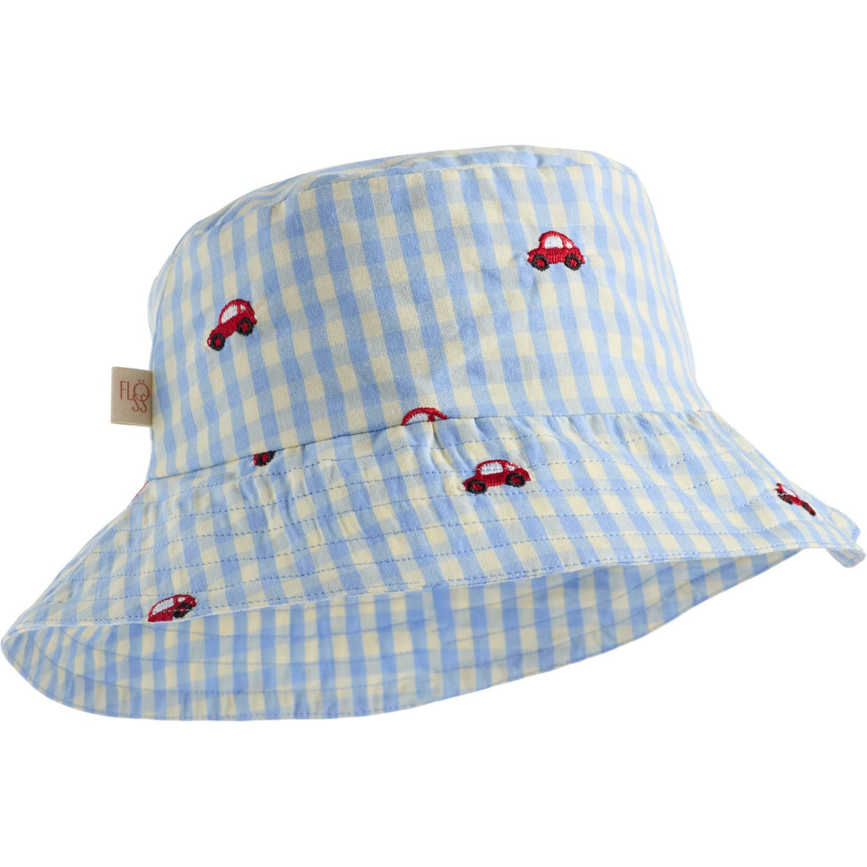 Flöss Blue Gingham Albert Bucket Hat