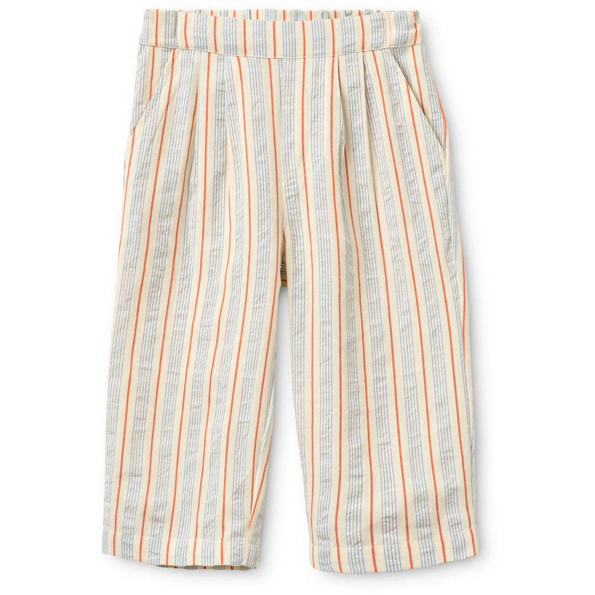 Flöss Blue-tangerine Stripe Robin Pants