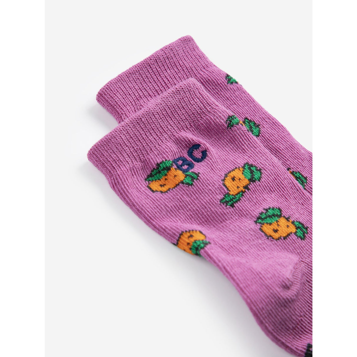 Bobo Choses Fuchsia Tangerine All Over Short Socks
