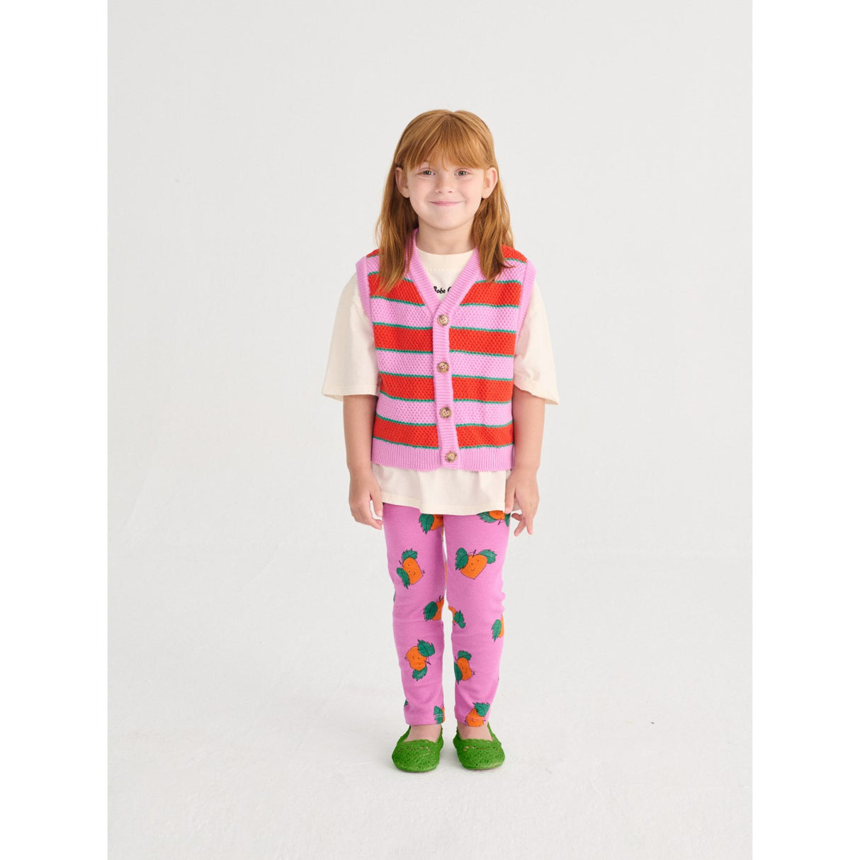 Bobo Choses Purple Bc Striped Knitted Vest