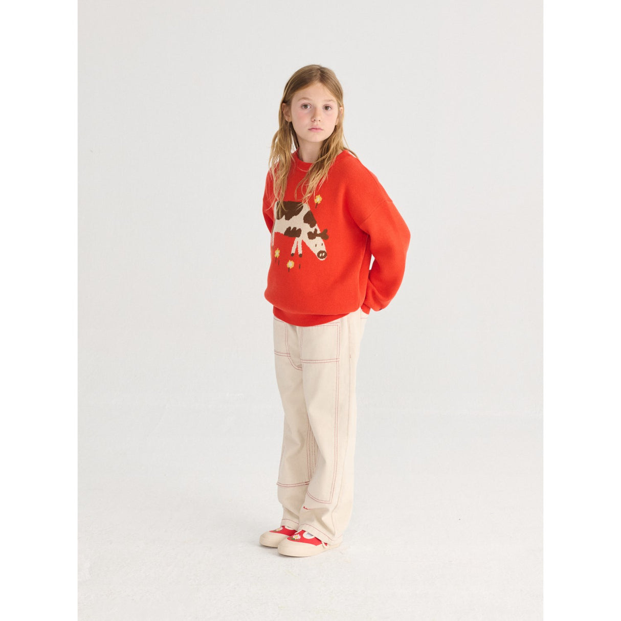 Bobo Choses Red Farm Adventure Jumper