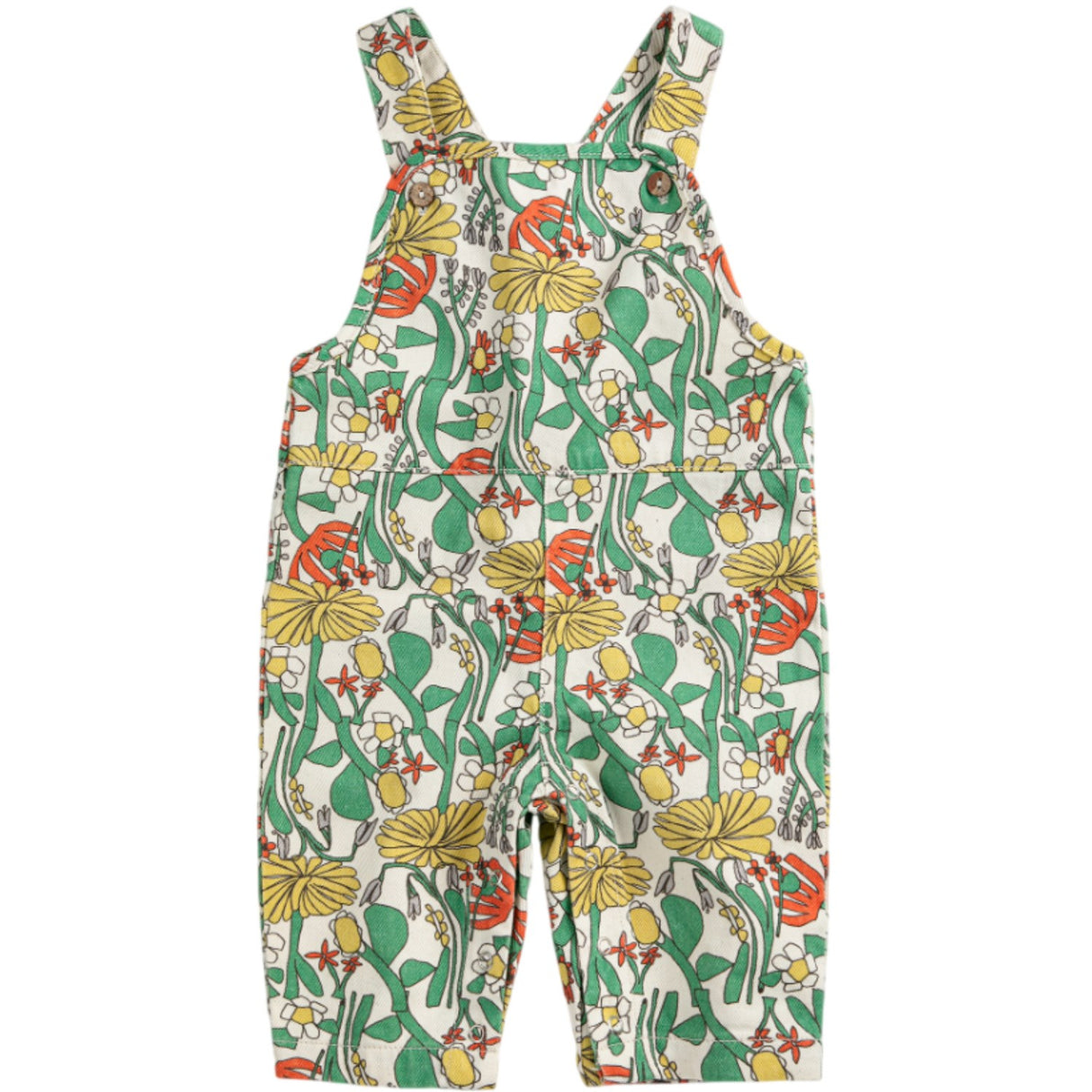 Bobo Choses Multicolor Color Herbalist All Over Dungaree