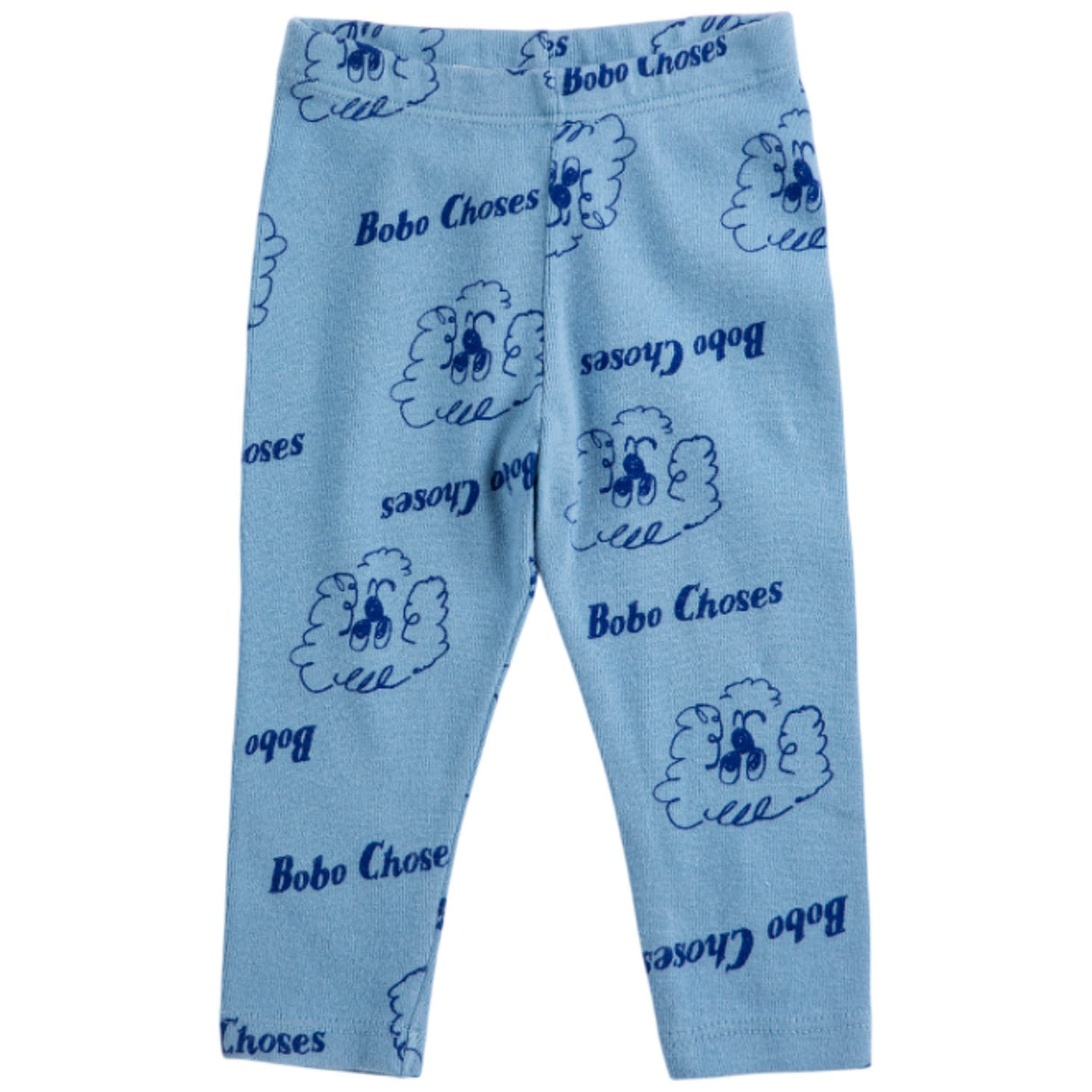 Bobo Choses Prussian Blue Pickles The Dog All Over Leggings