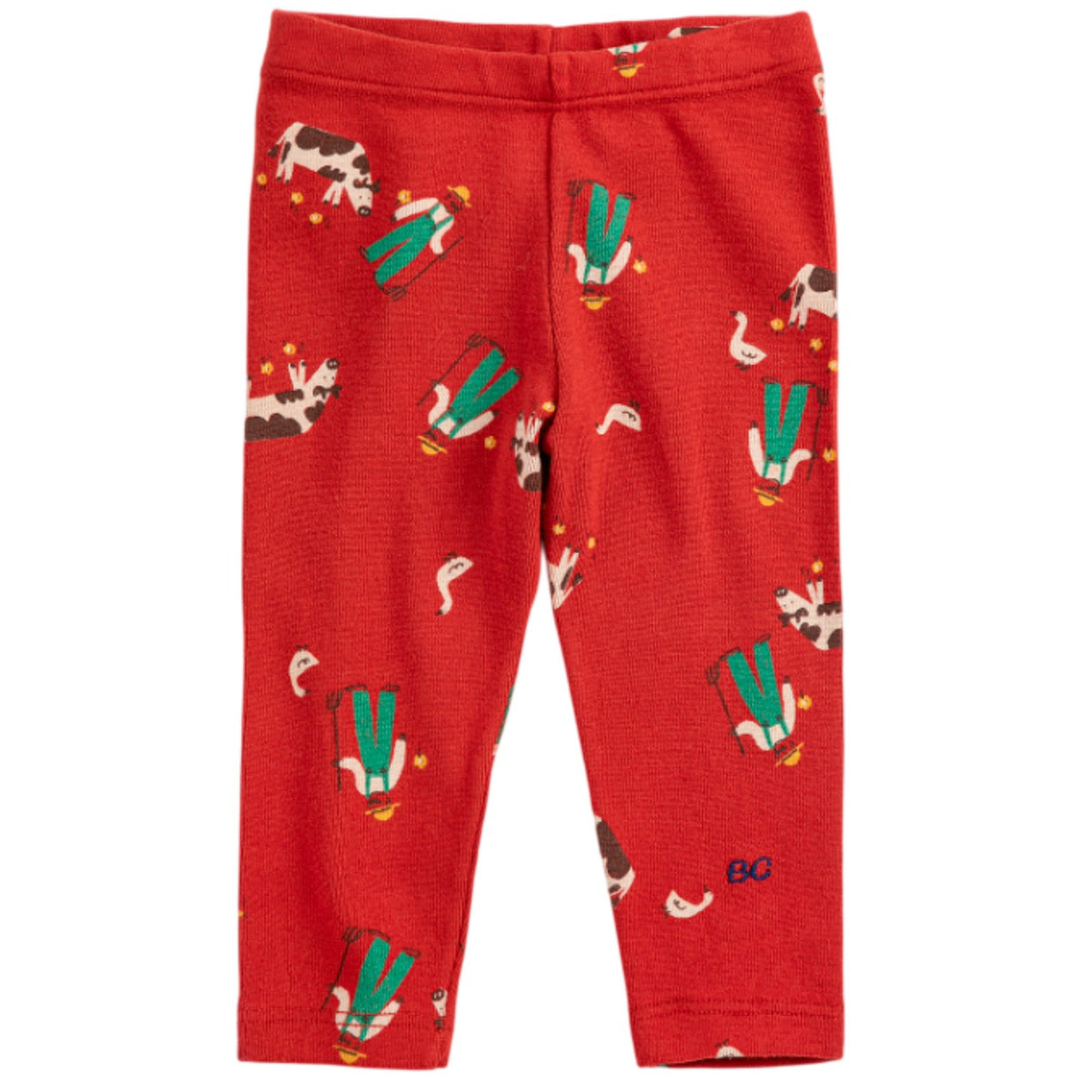 Bobo Choses Red Farm Adventure All Over Leggings