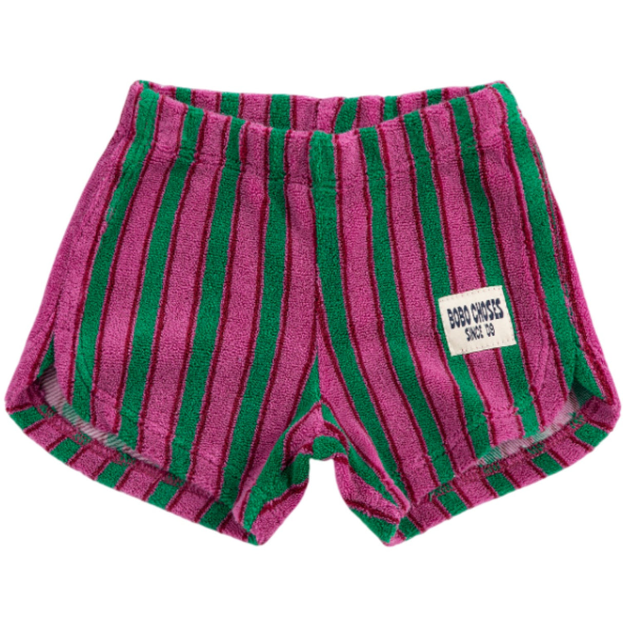 Bobo Choses Multicolor Striped Terry Cloth Shorts