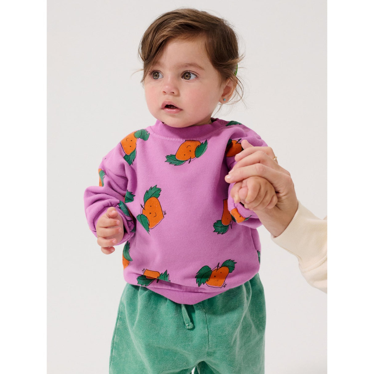 Bobo Choses Fuchsia Tangerine All Over Sweatshirt