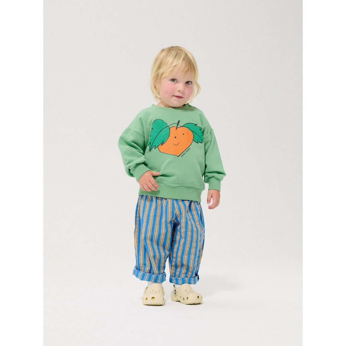 Bobo Choses Green Tangerine Sweatshirt