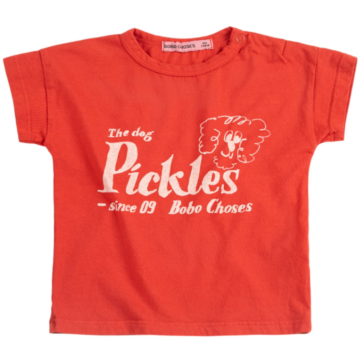 Bobo Choses Red Pickles The Dog T-Shirt