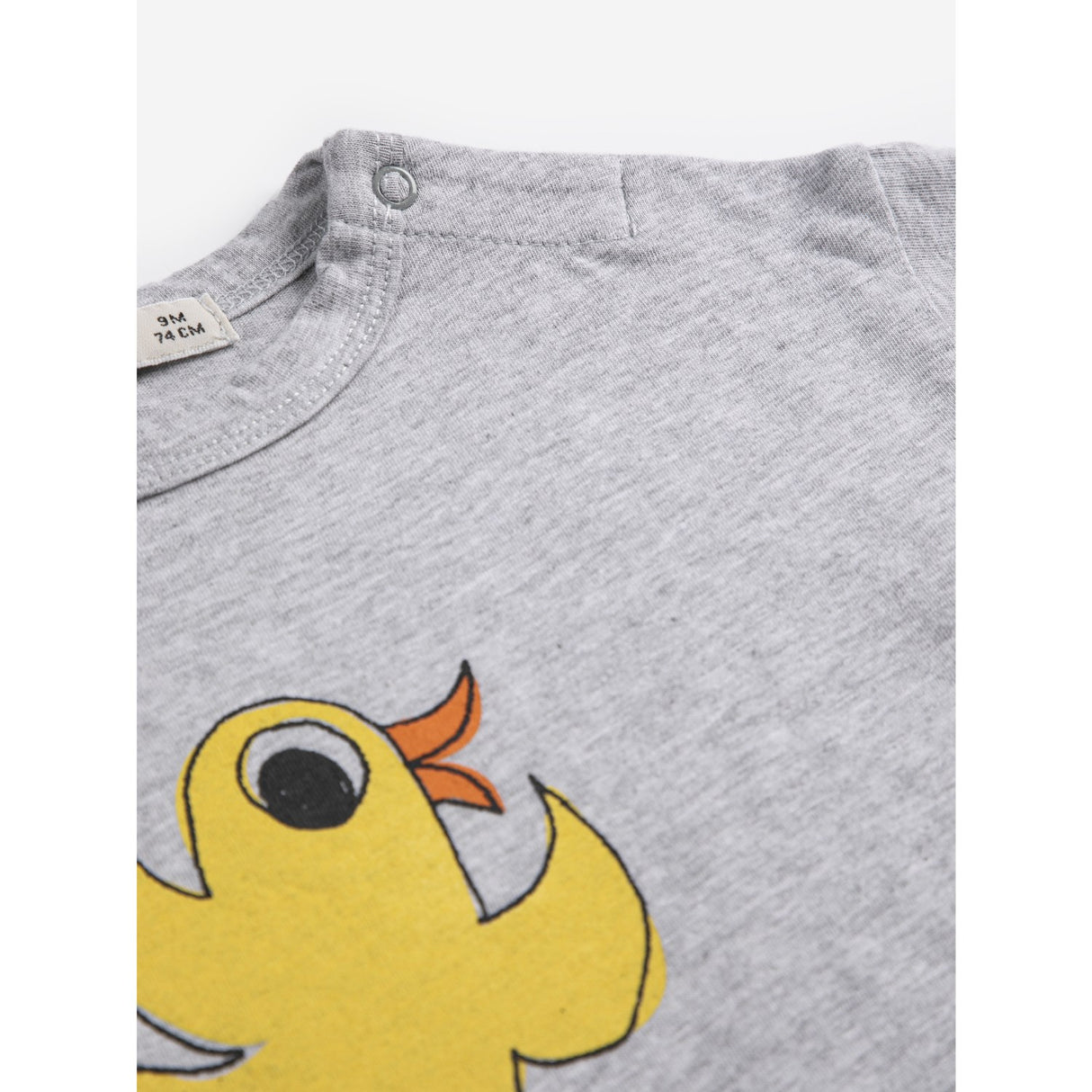 Bobo Choses Heather Grey Flying Oranges Long Sleeve T-Shirt