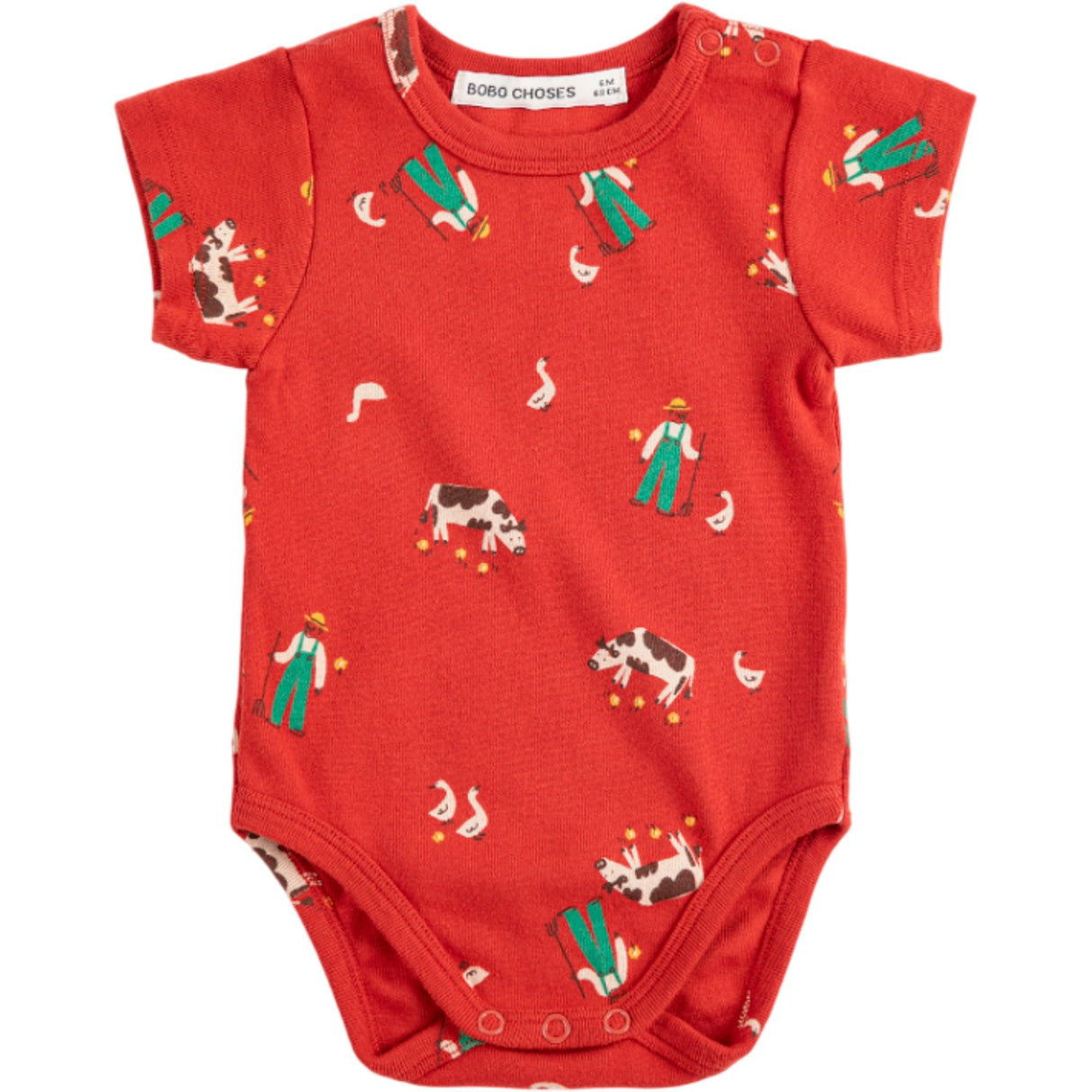 Bobo Choses Red Farm Adventure All Over Body