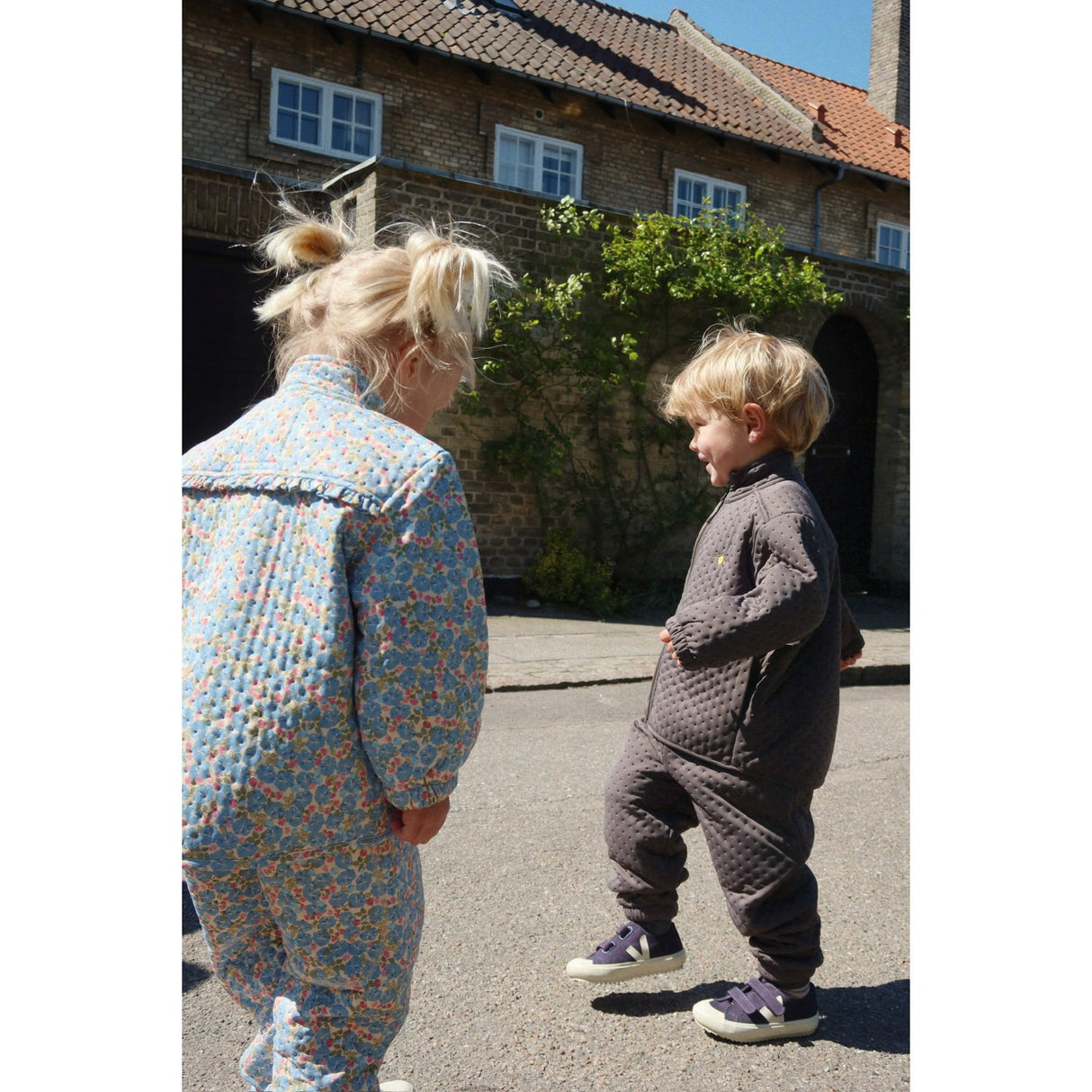 Konges Sløjd Fleur Rosier Thermo Frill Jacket Grs