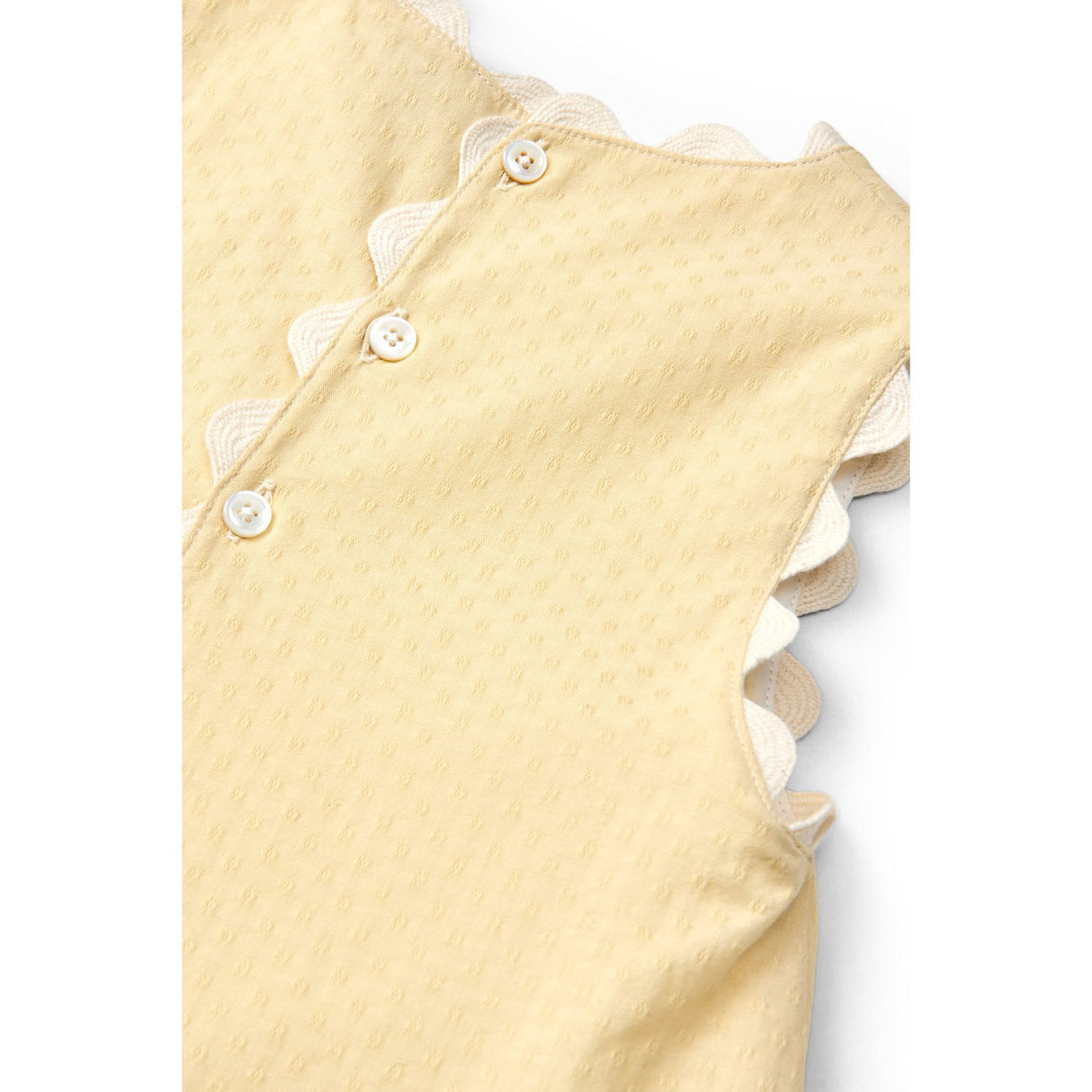 COPENHAGEN COLORS Pale Yellow Comb. Deco Top & Shorts Set