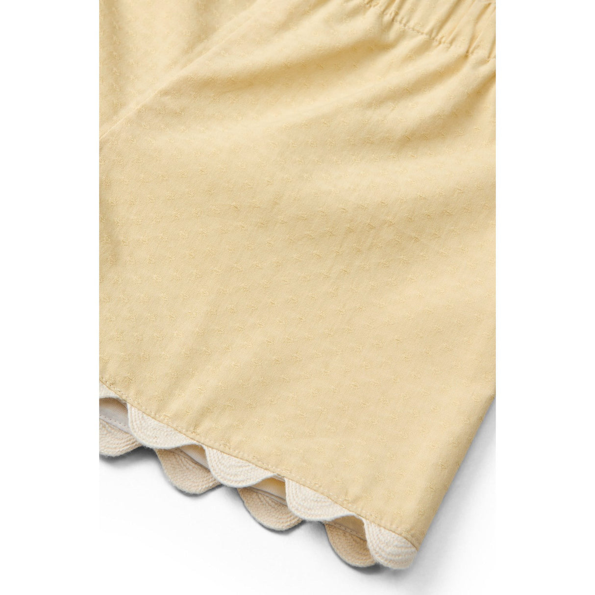 COPENHAGEN COLORS Pale Yellow Comb. Deco Top & Shorts Set