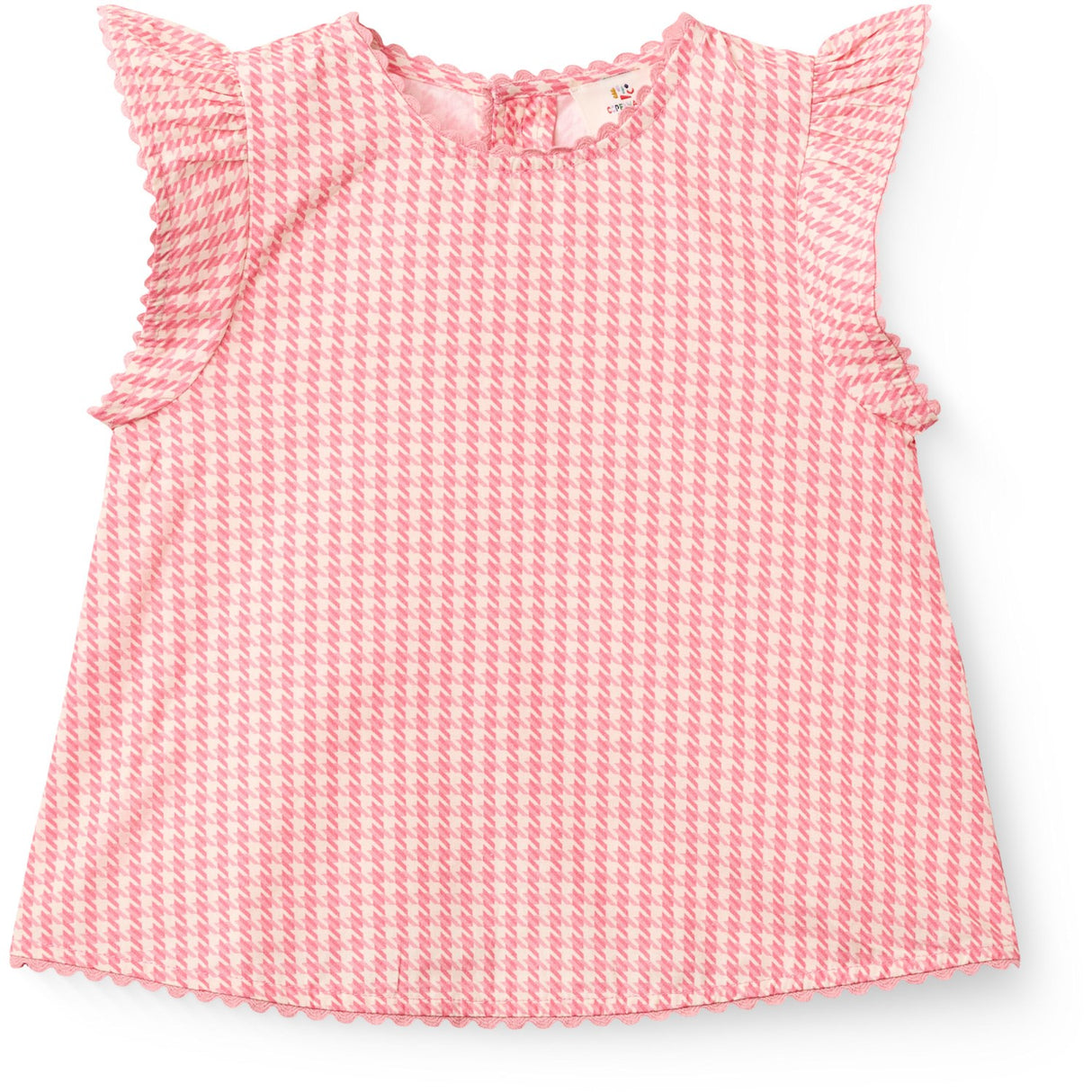 COPENHAGEN COLORS Pink Houndstooth Mini Houndstooth Deco Set