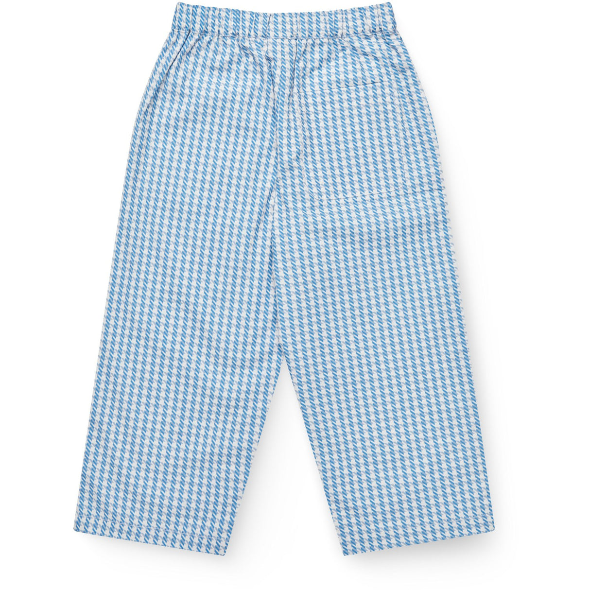 COPENHAGEN COLORS Blue Houndstooth Mini Houndstooth Pants