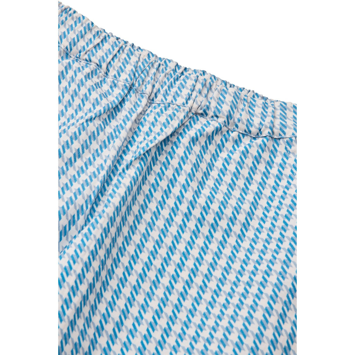 COPENHAGEN COLORS Blue Houndstooth Mini Houndstooth Pants