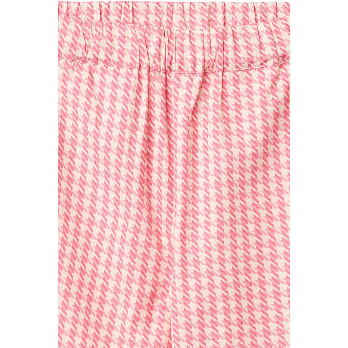 COPENHAGEN COLORS Pink Houndstooth Mini Houndstooth Pants