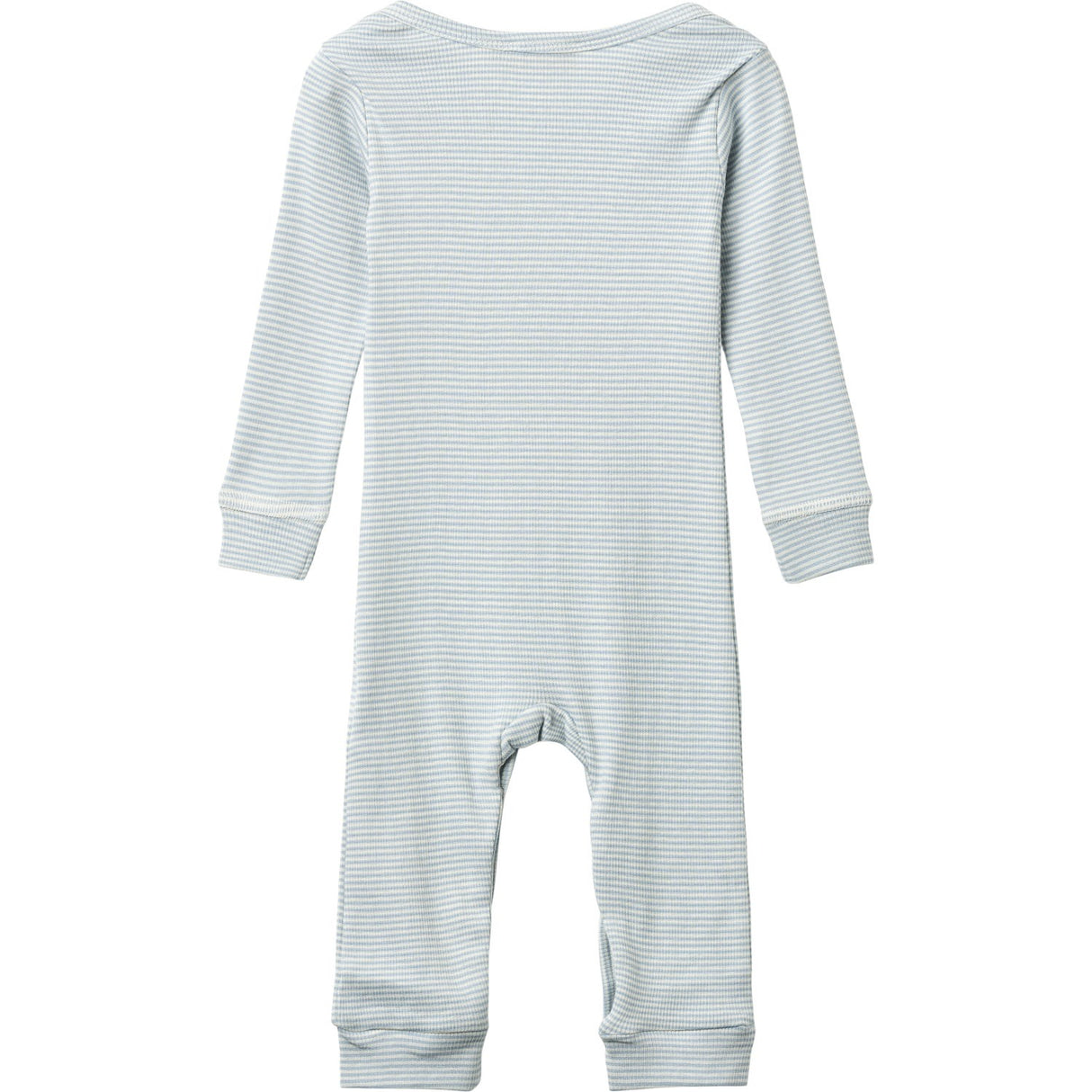 COPENHAGEN COLORS Dusty Blue/Cream Stripe Modal Full Body Romper