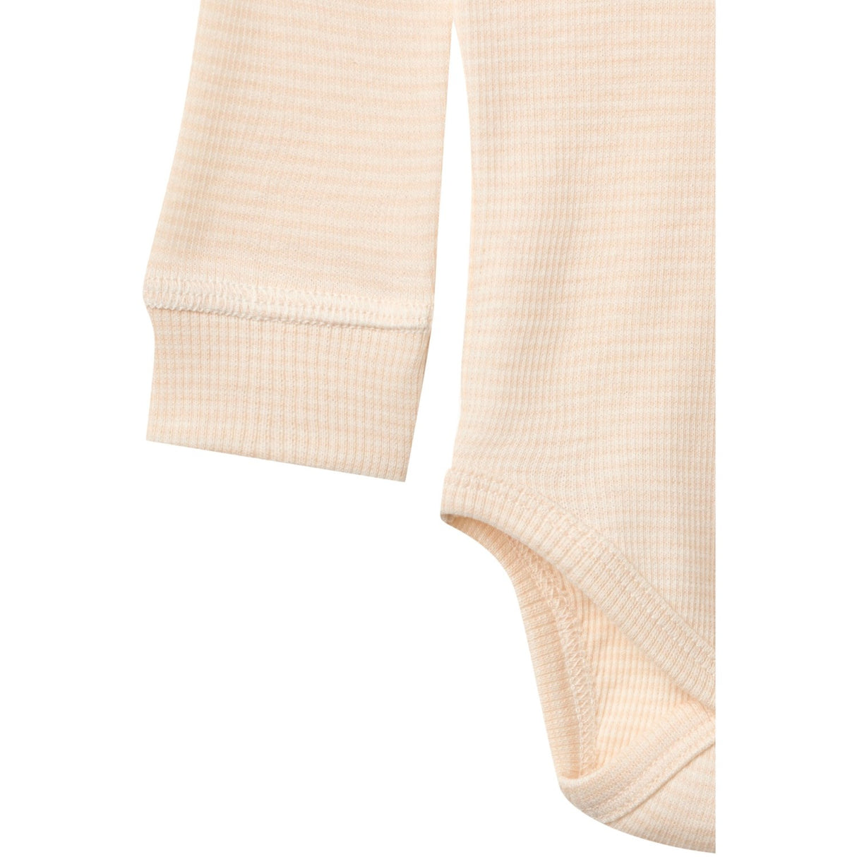 COPENHAGEN COLORS Dusty Rose/Cream Stripe Modal Rib Ls Body