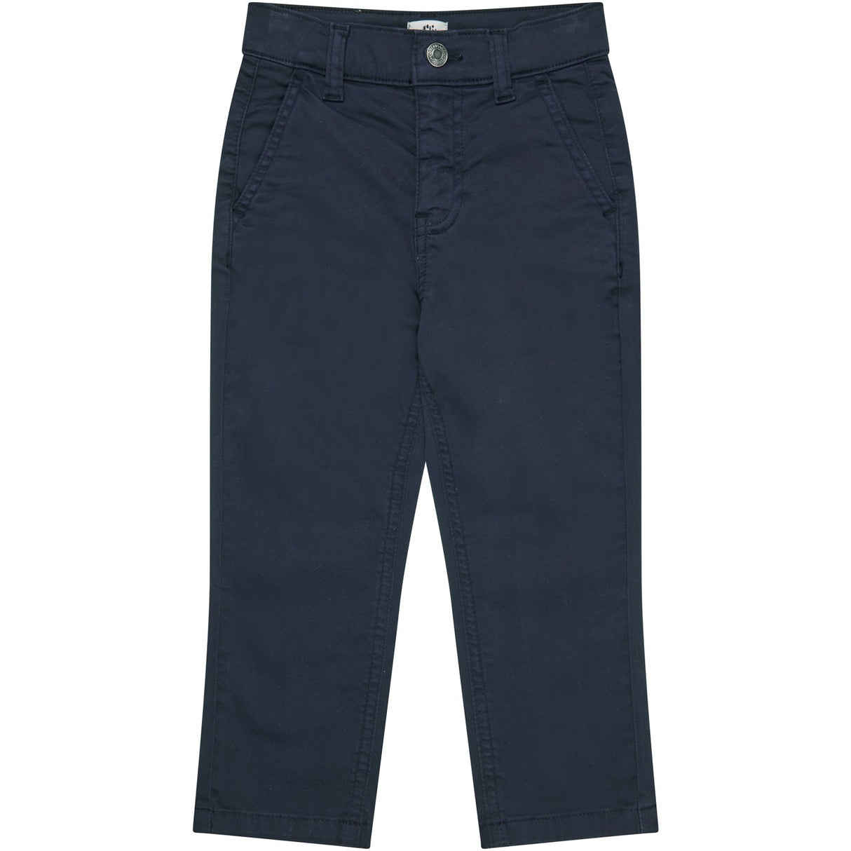 COPENHAGEN COLORS Navy Silky Twill Chinos Slim - With Stretch