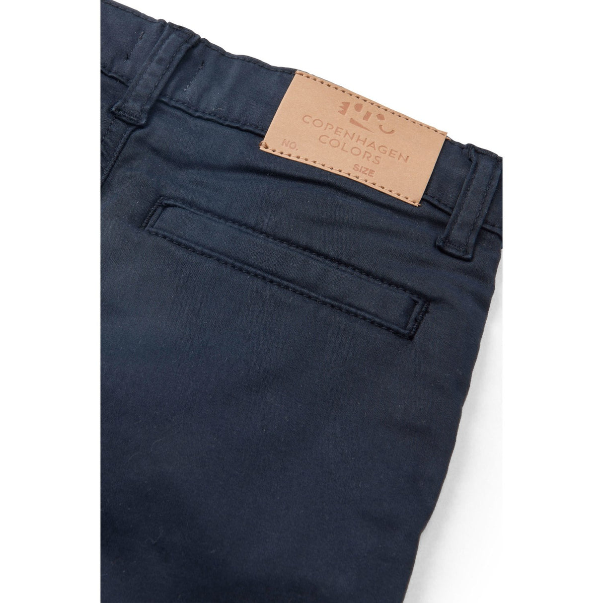 COPENHAGEN COLORS Navy Twill Shorts W. Cuff