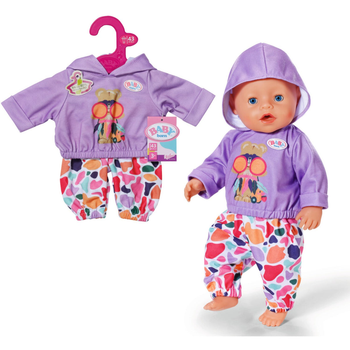 BABY Born Hoodie Outfit 43cm