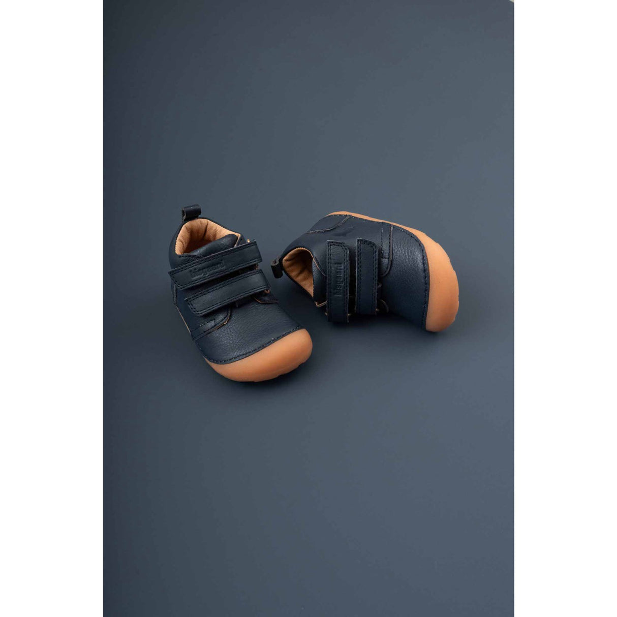 Bisgaard Navy Barefoot Carter First Step Shoe