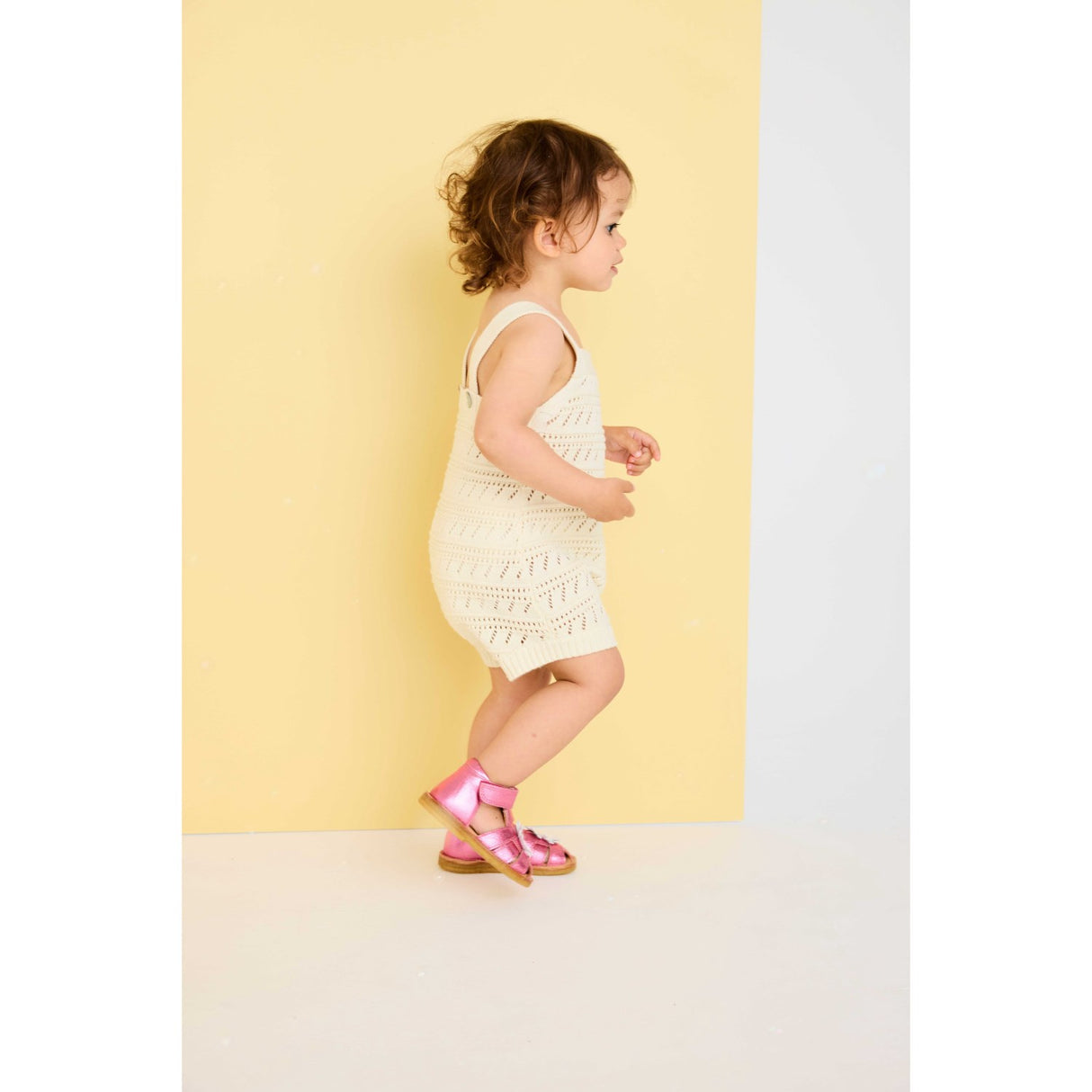 Bisgaard Pink Metallic Kaia Sandal