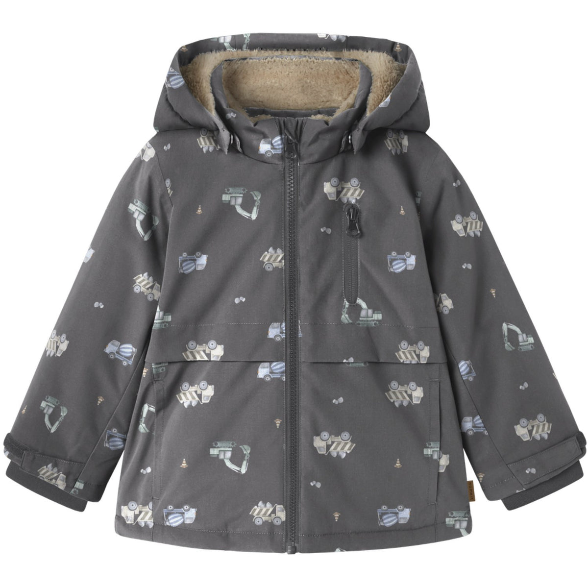 Name It Blackened Pearl Nmmsnow05 Jacket Aop 1Fo