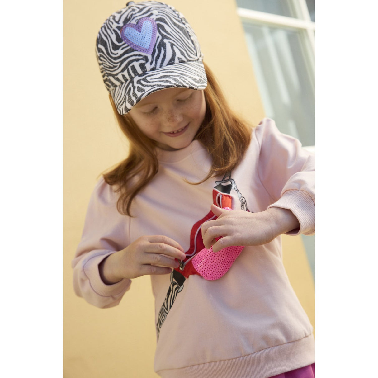 Minymo Peach Whip Sweatshirt Ls