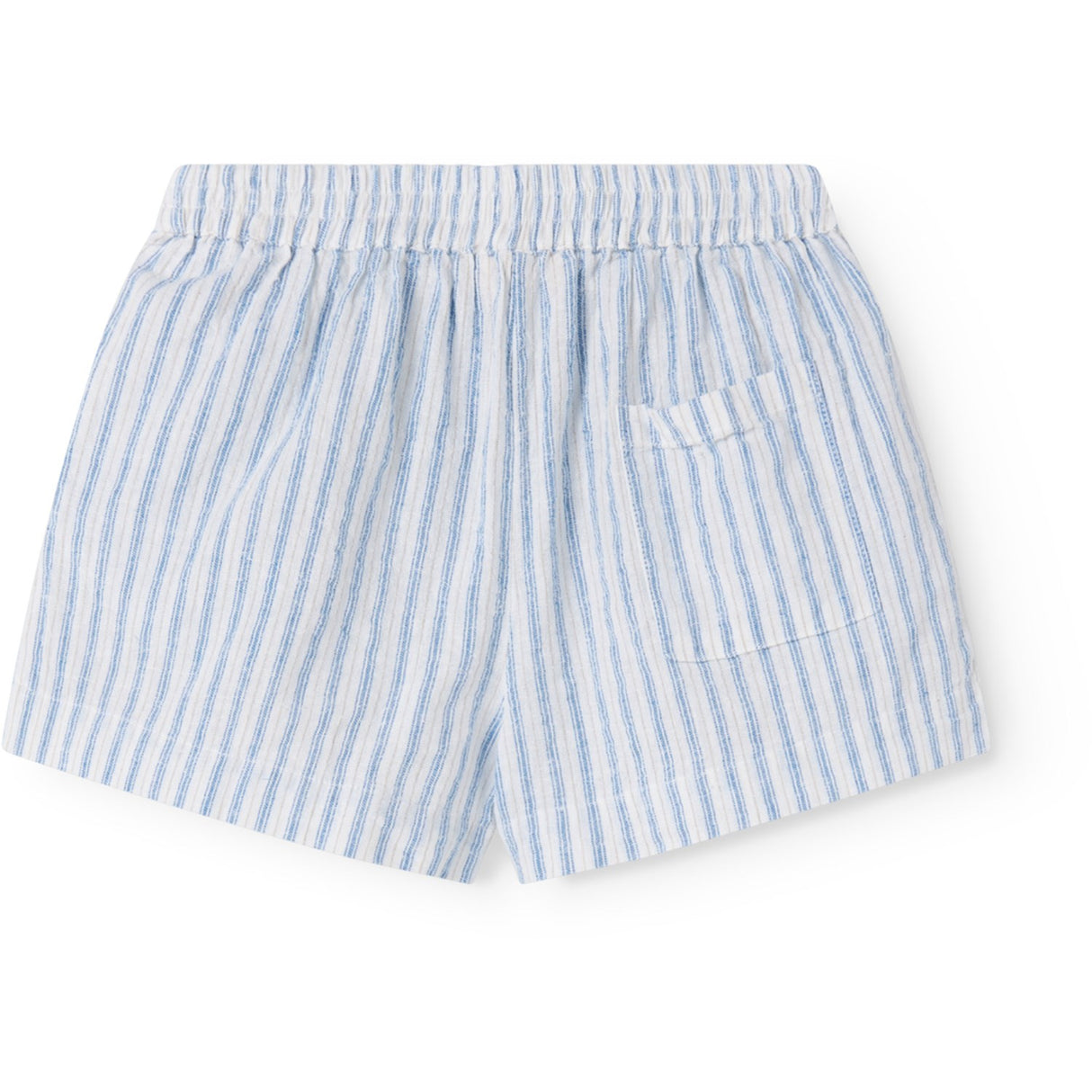 MarMar Cotton Linen Surf Blue Stripe Pinon Shorts