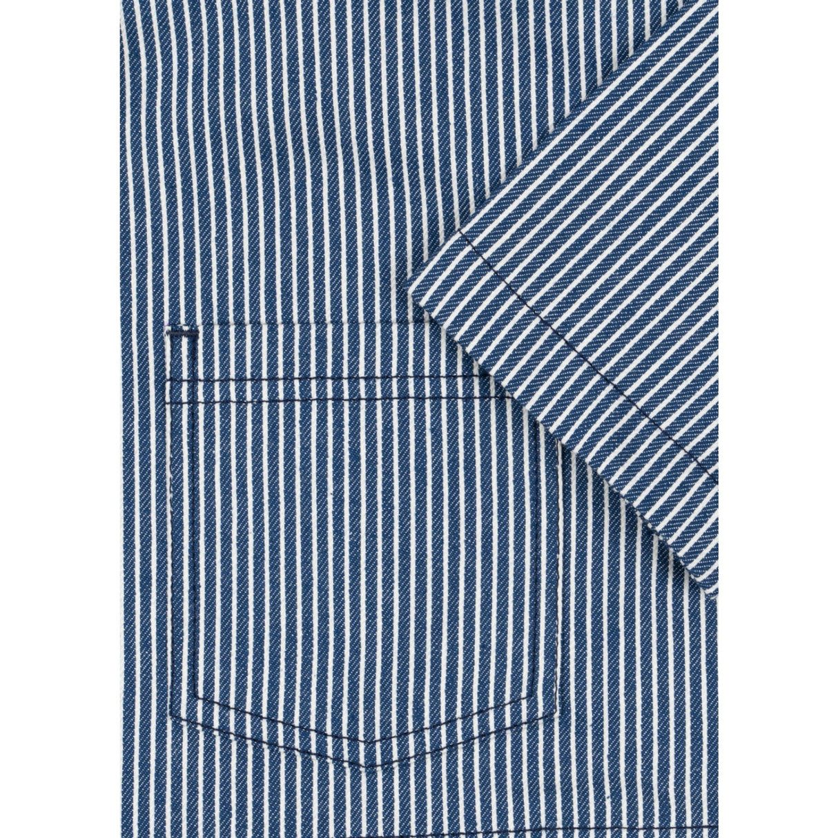 Konges Sløjd Blue Stripe Luc Shirt Jacket Gots