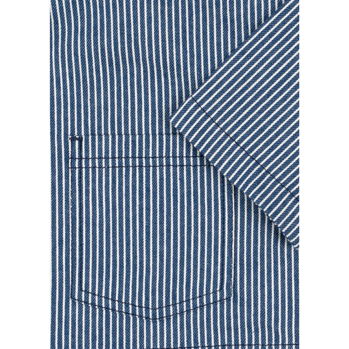 Konges Sløjd Blue Stripe Luc Shirt Jacket Gots