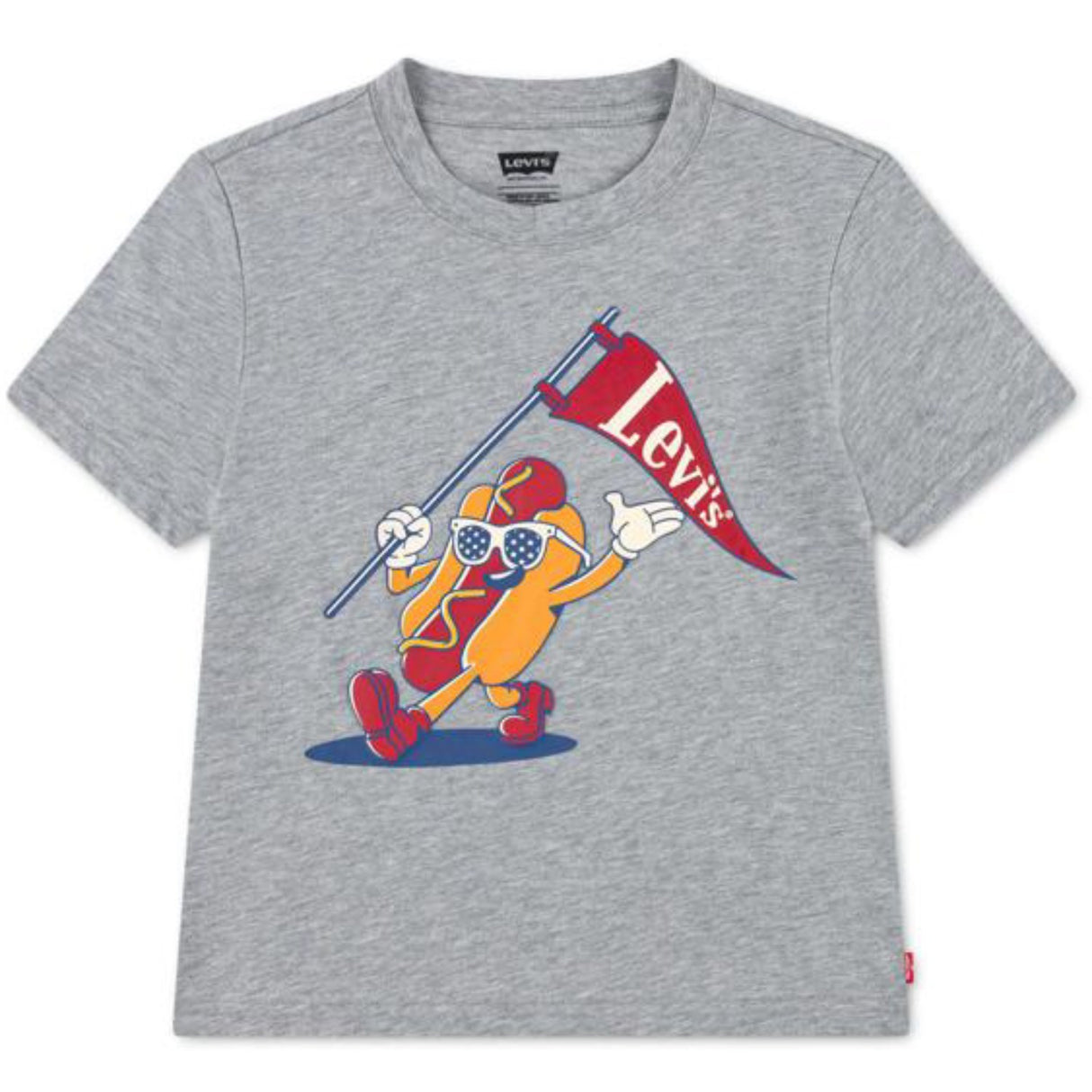 Levi's Grey Heather Lvb Parading Hot Dog Tee