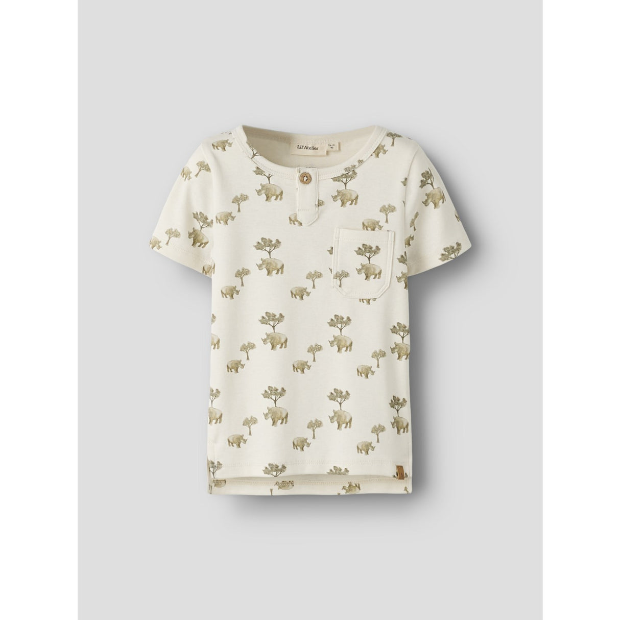 Lil'Atelier Coconut Milk Rhino Nmmlayo Ss Slim Top Lil