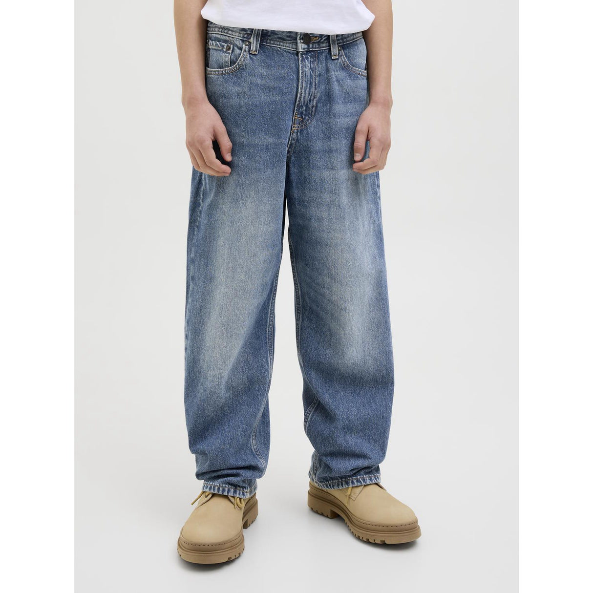 Jack & Jones Junior Blue Denim Jjialex Jjoriginal Akm 061 Noos Jnr