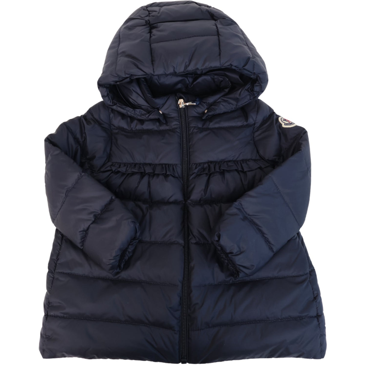 Moncler Navy Nevra Long Coat