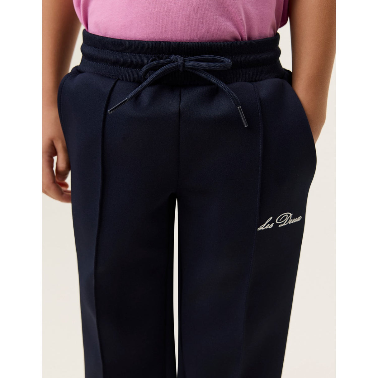 Les Deux Kids Dark Navy Ballier Crew Track Pants
