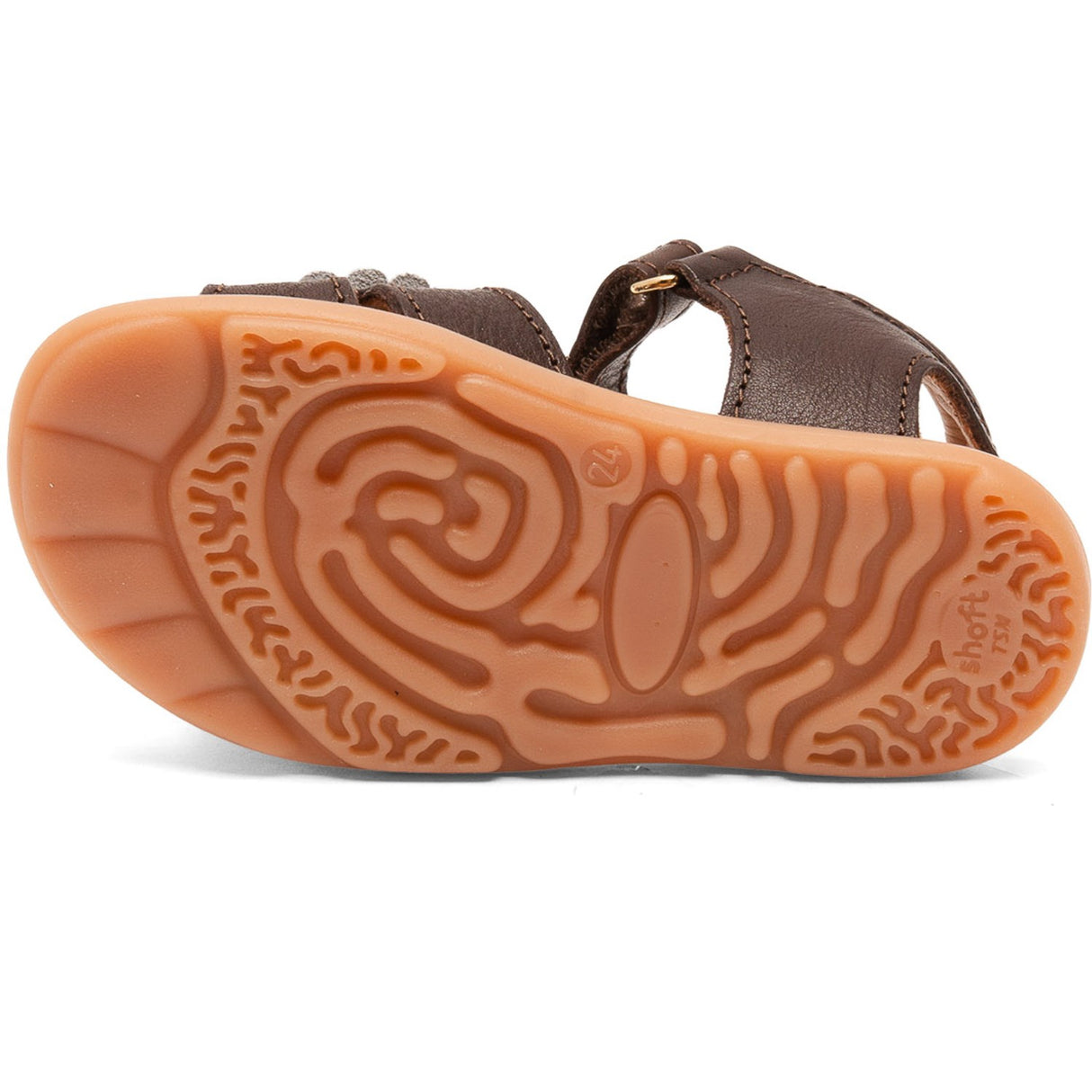 Bisgaard Dark Brown Barefoot Oya Sandal