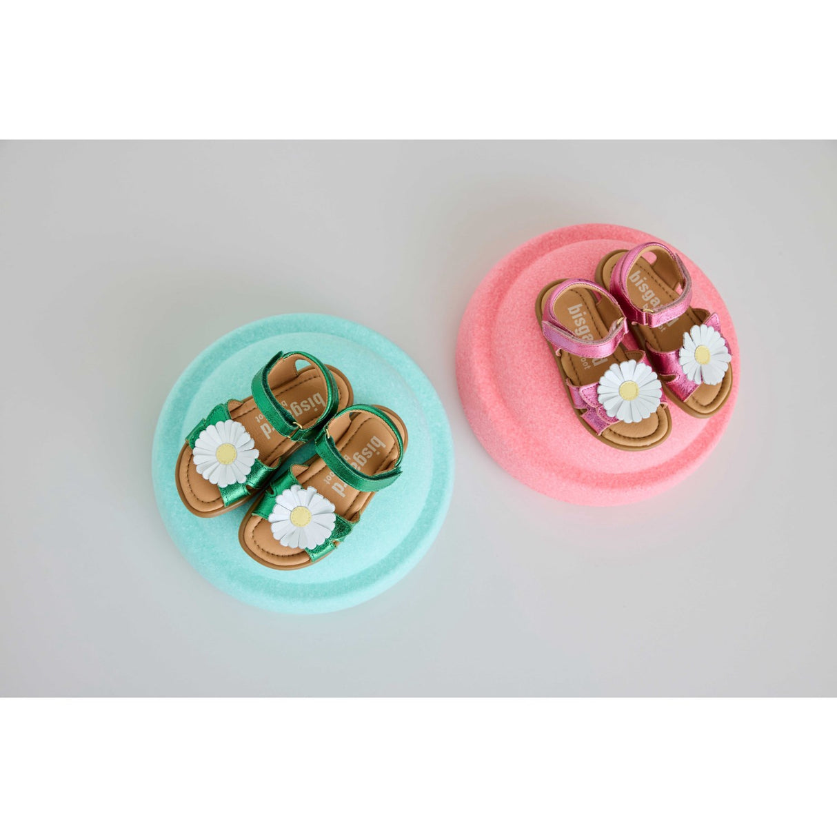 Bisgaard Pink Metallic Barefoot Oya Sandal