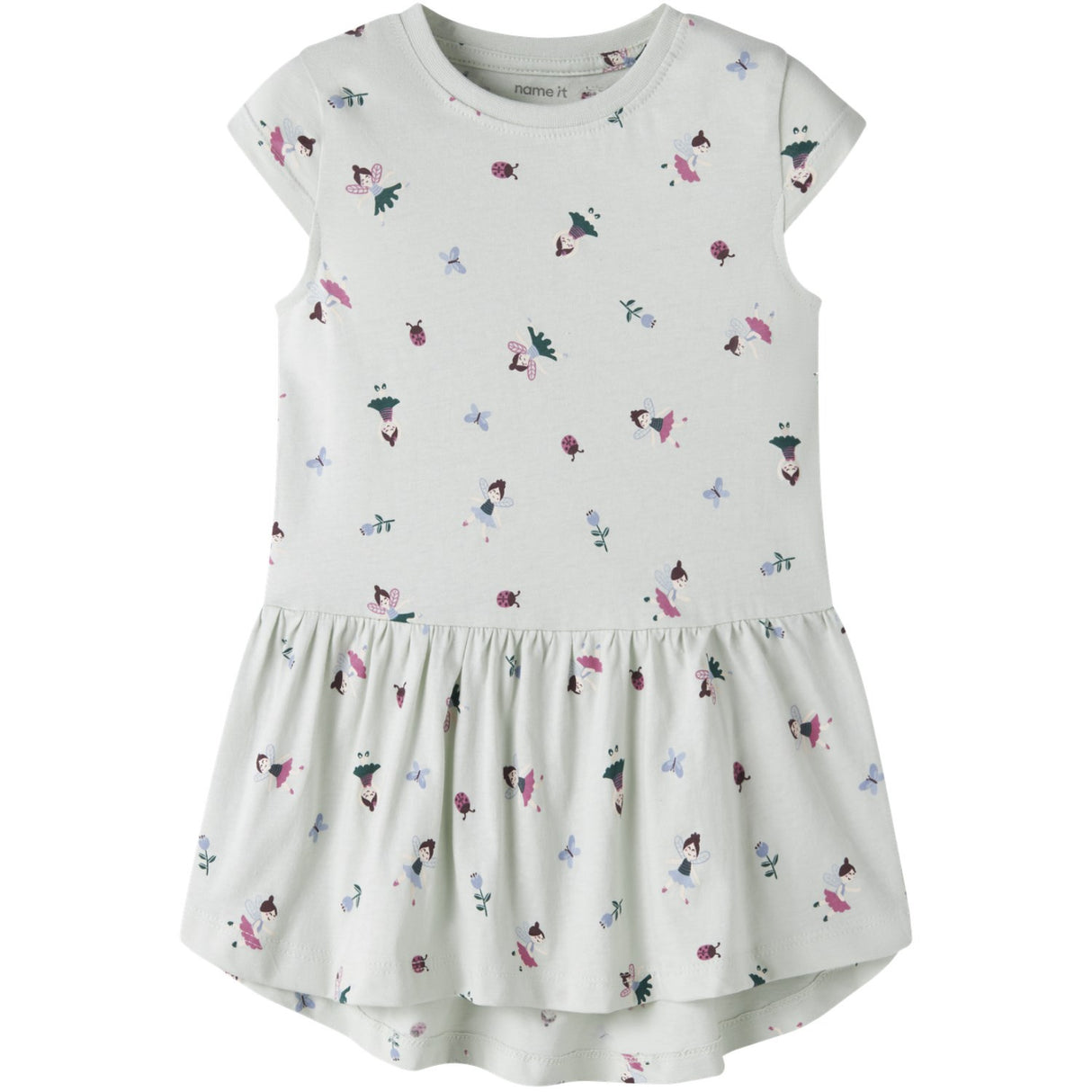 Name It Pale Aqua Fairy Garden Nmfvigga Capsl Dress F1 Noos