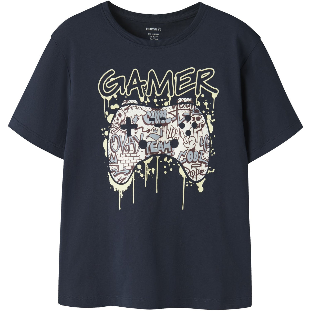 Name It Navy Blazer Gamer Nkmvictor Ss Nreg Top