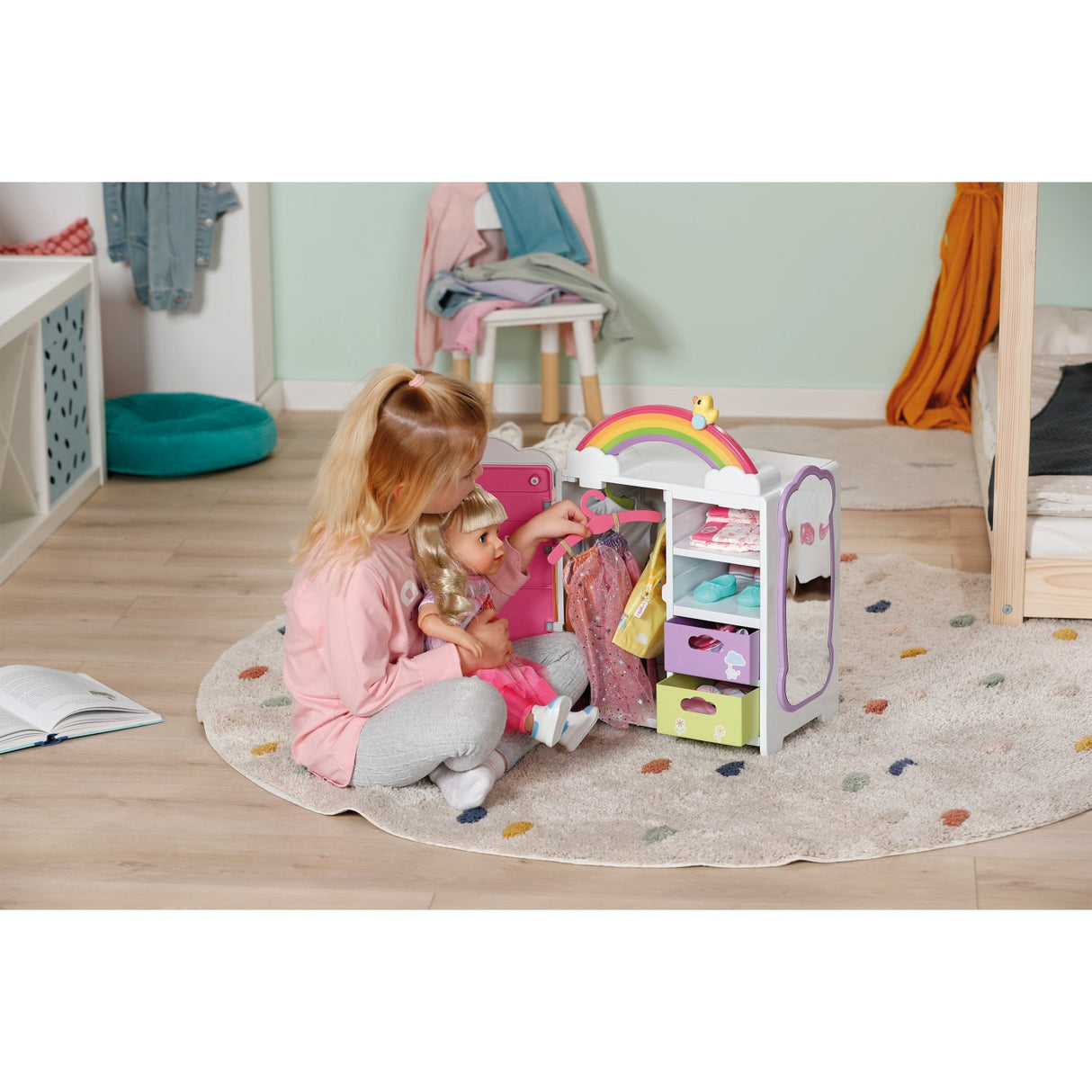 BABY Born Rainbow Wardrobe