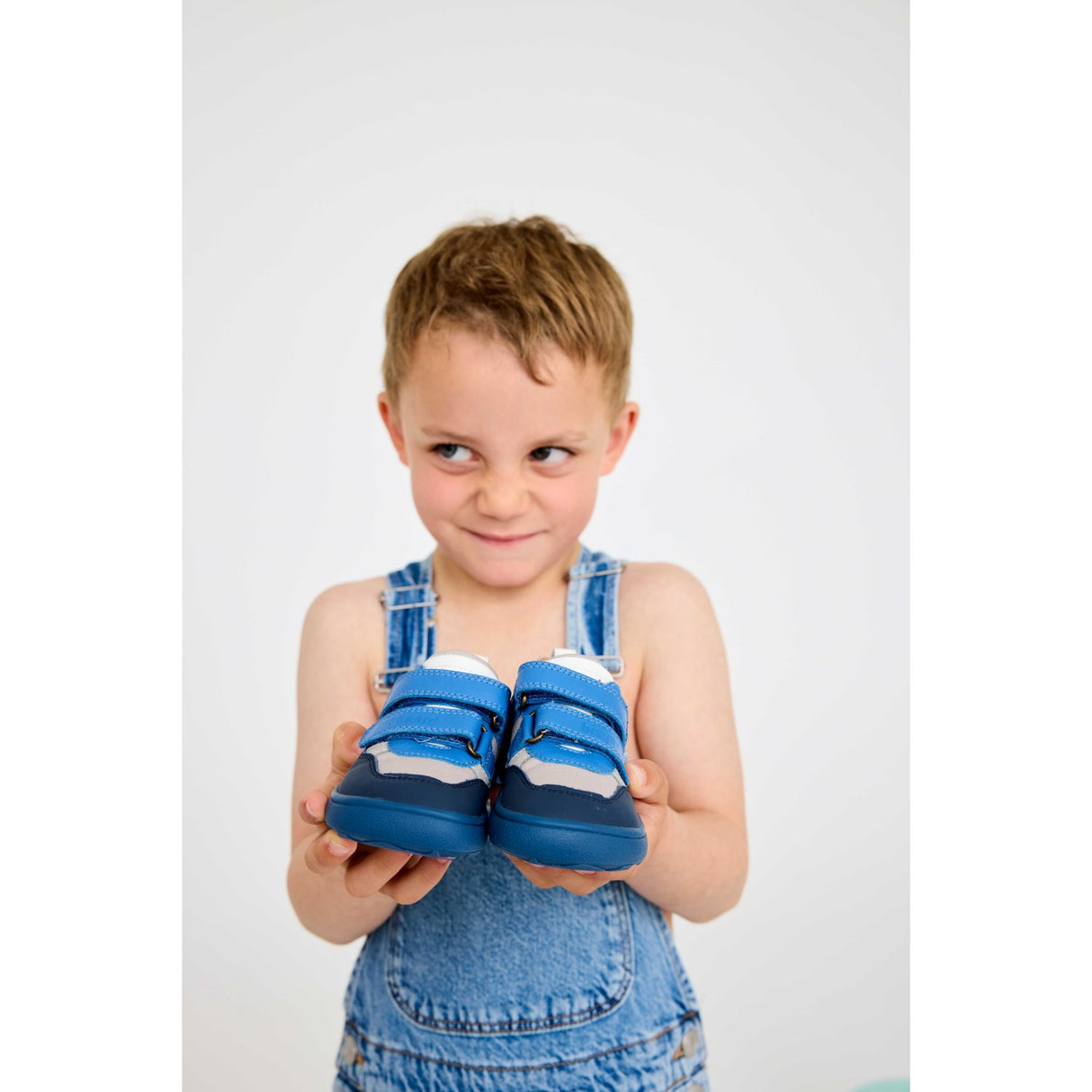 Bisgaard Navy Barefoot Elroy First Step Shoe