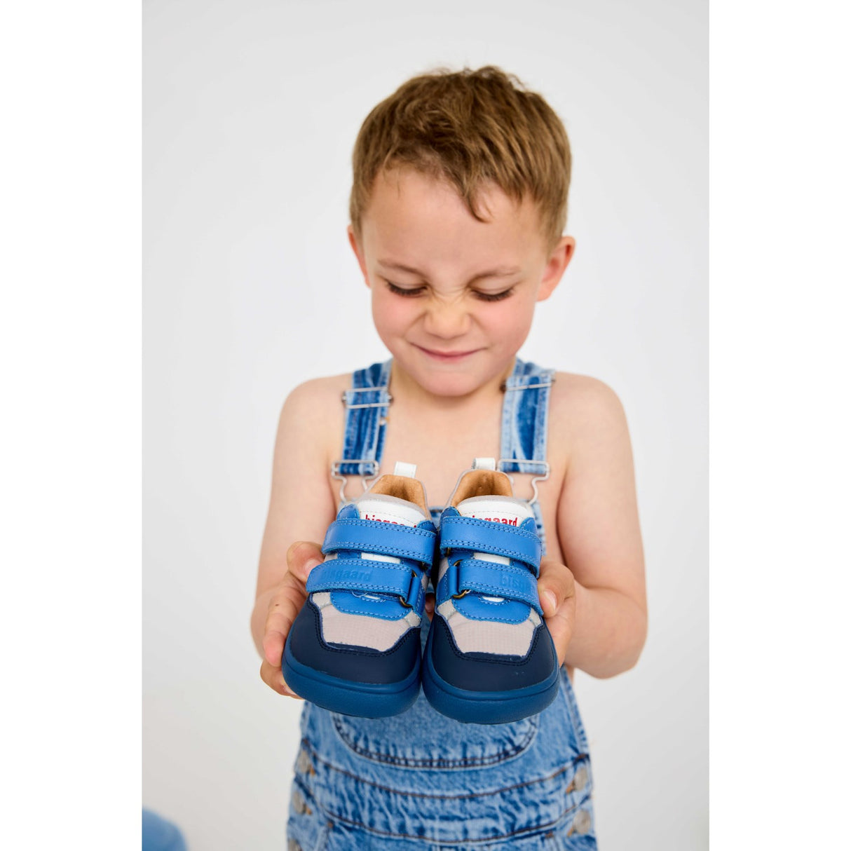 Bisgaard Navy Barefoot Elroy First Step Shoe