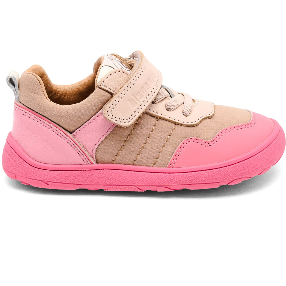 Bisgaard Pink Barefoot Baloo Velcro Shoe