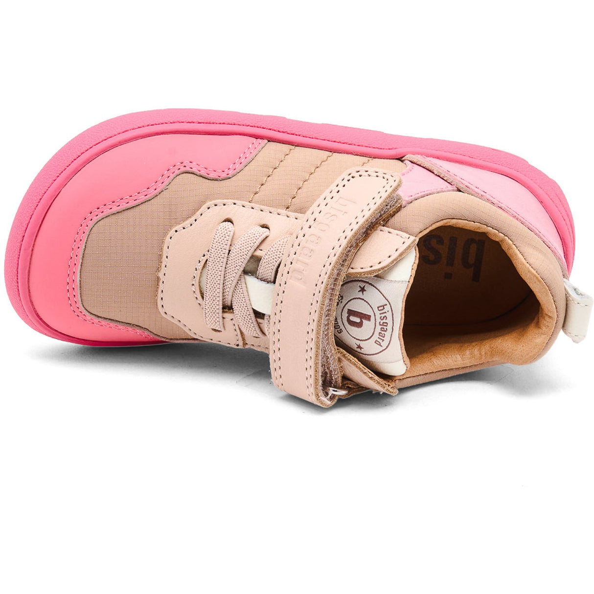 Bisgaard Pink Barefoot Baloo Velcro Shoe