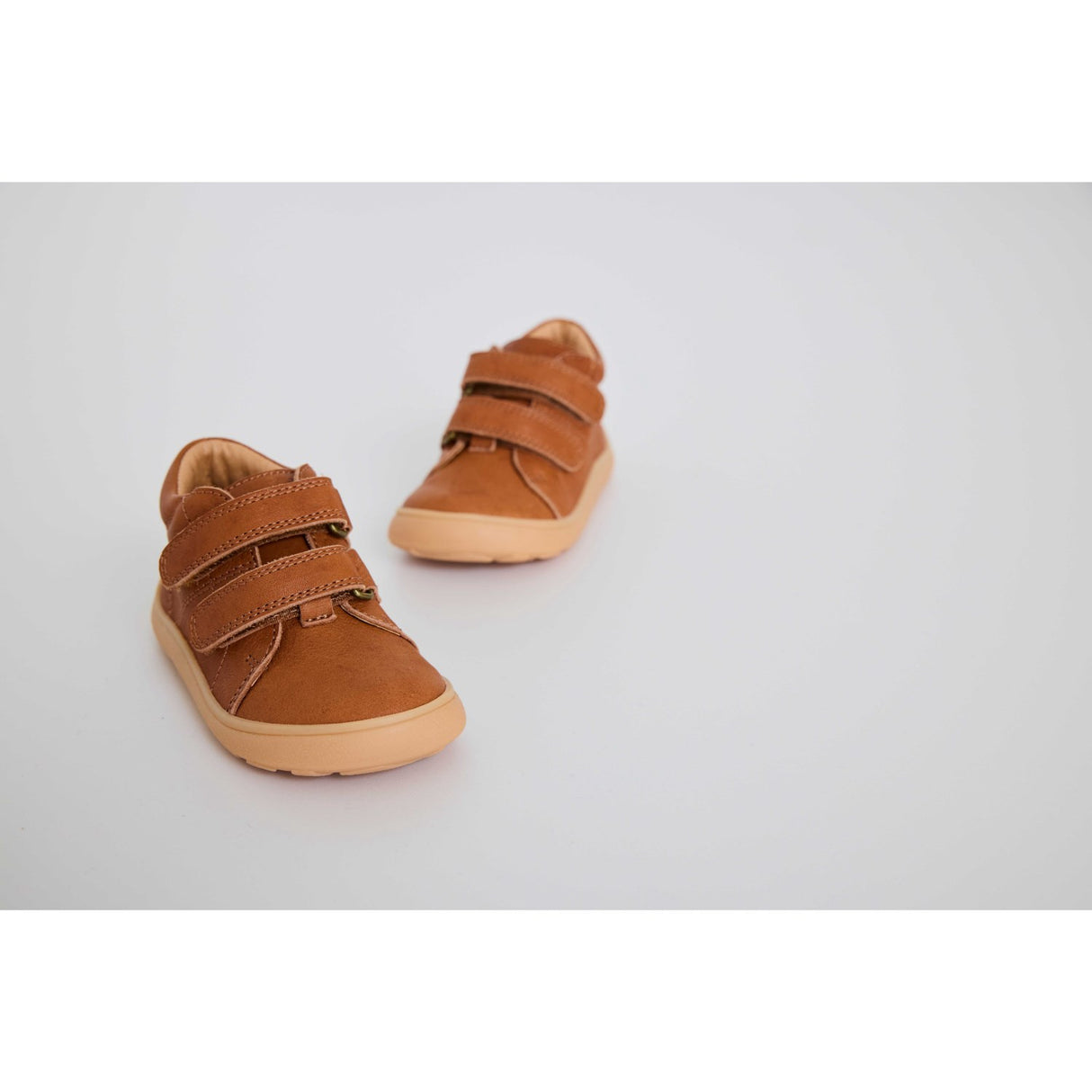 Bisgaard Cognac Barefoot Dex First Step Shoe