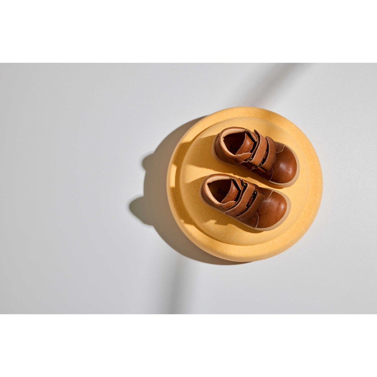 Bisgaard Cognac Barefoot Dex First Step Shoe