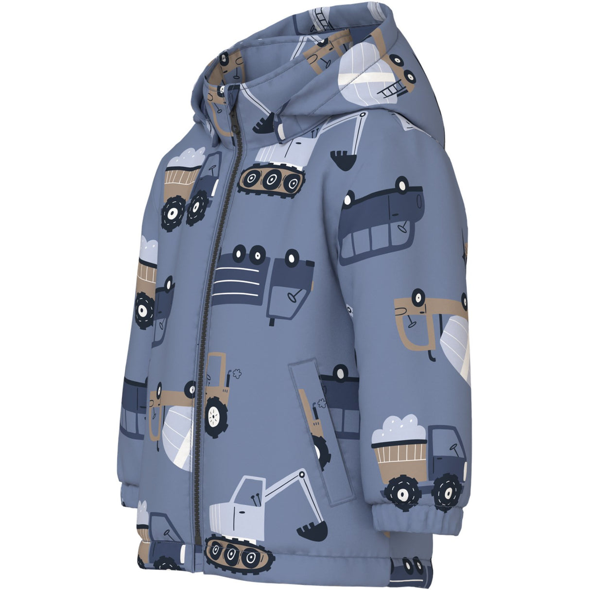 Name It Country Blue 2 Construction Nmmmax Jacket Pa AOP Noos